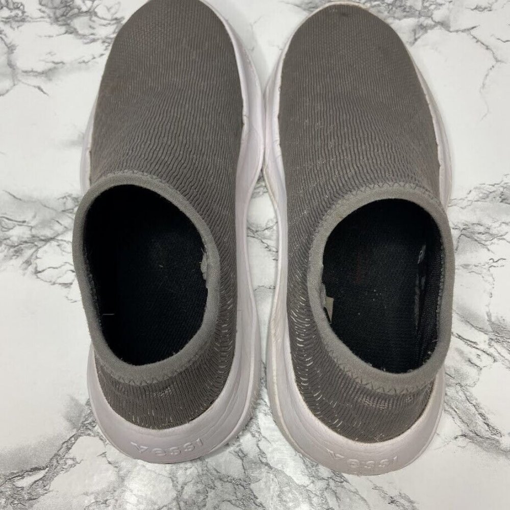 Vessi Skyline Slip On Shoe Womens Size 6 Gray Knit Sneaker Casual Everyday FAIR - Picture 6 of 8